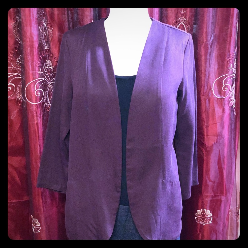 Plum Colored Blazer